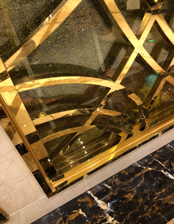 PVD Gold Mirror Finished Decorative Wall Panels