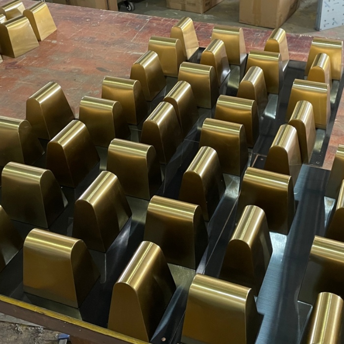 Custom PVD Gold Coated Sheet Metal Fabrication