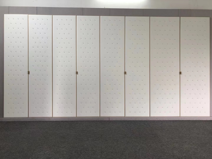 Upholstered wardrobe doors design