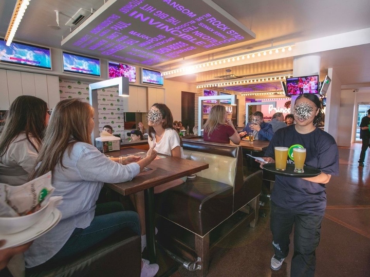 bespoke bar interior design ceiling