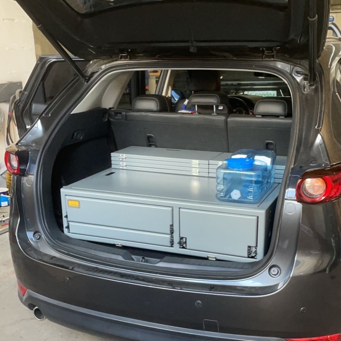 Mazda CX-5 with Custom Model Camping Box