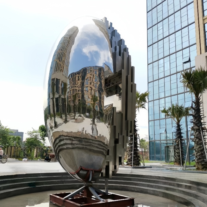 Nemez Sets the Standard as a Metal Sculpture