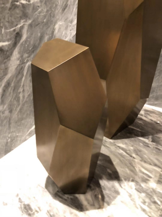 PVD Gold Stainless Steel Artwork